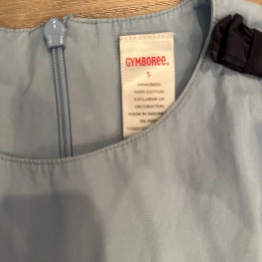 GYMBOREE GIRLS SIZE 5 BLUE DRESS